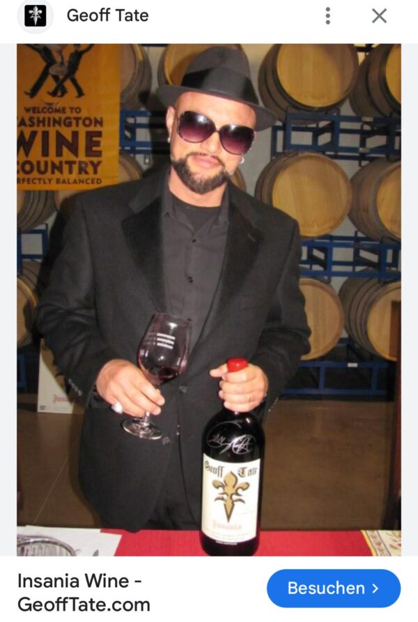 Geoff Tate Special - Table Book & Wein – Bild 8