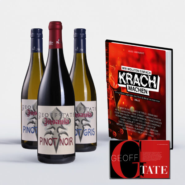 Geoff Tate Special - Table Book & Wein